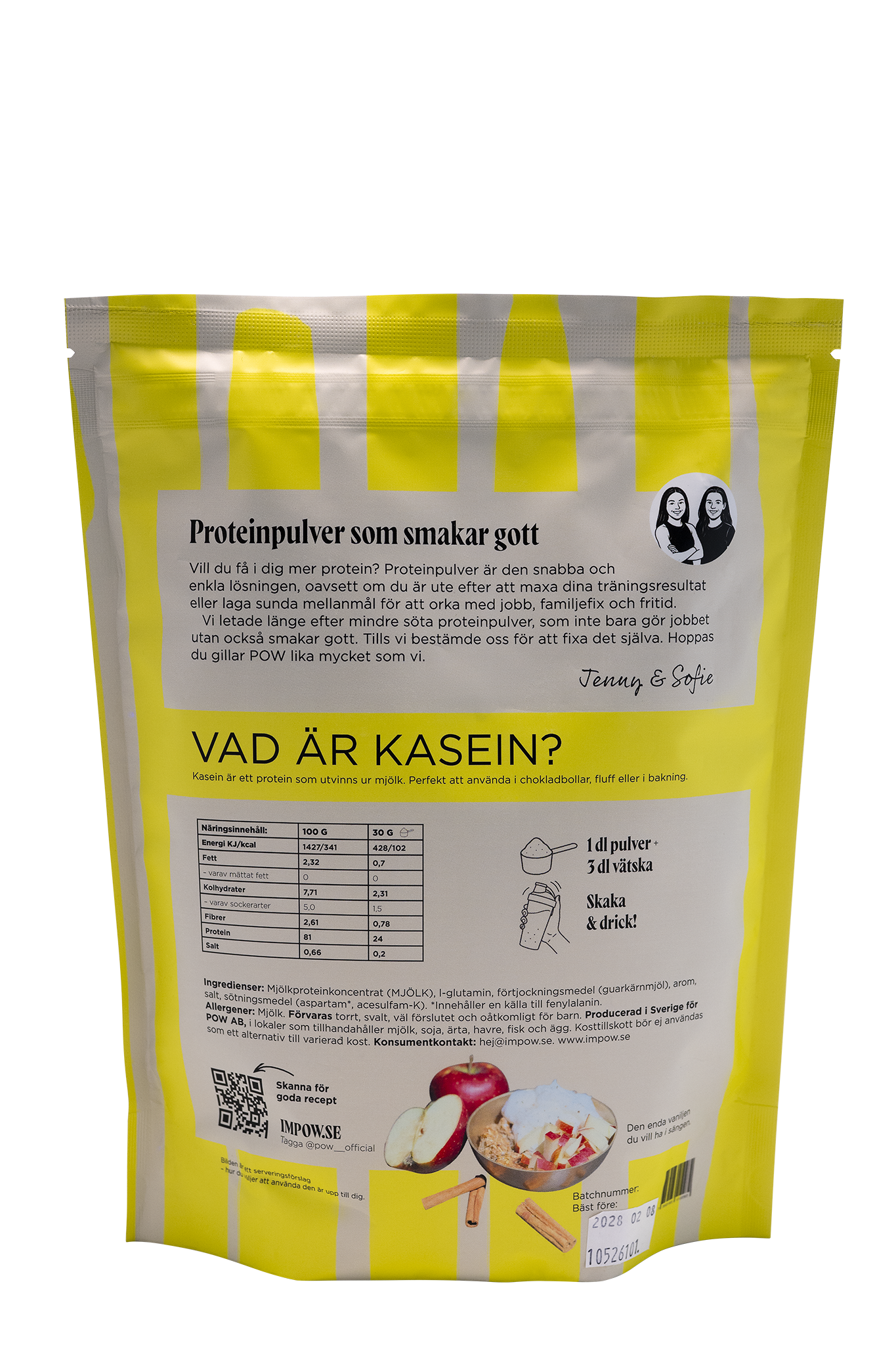 Kaseinprotein vanilj
