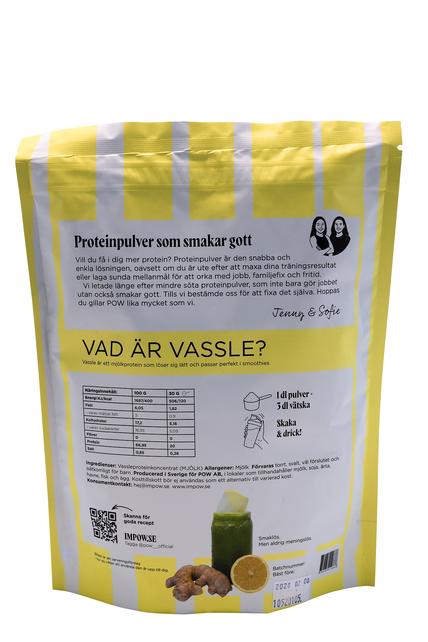 Vassleprotein smaklöst