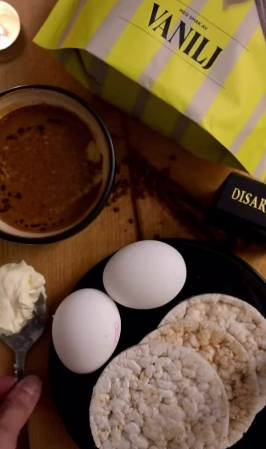 Proteinrik tiramisu utan bakning