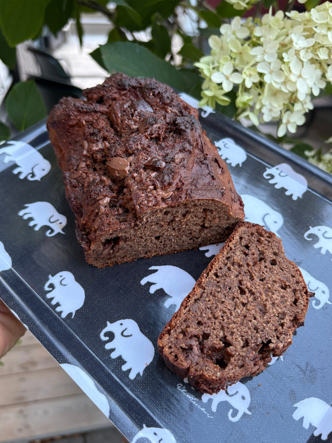 Bananbröd med choklad