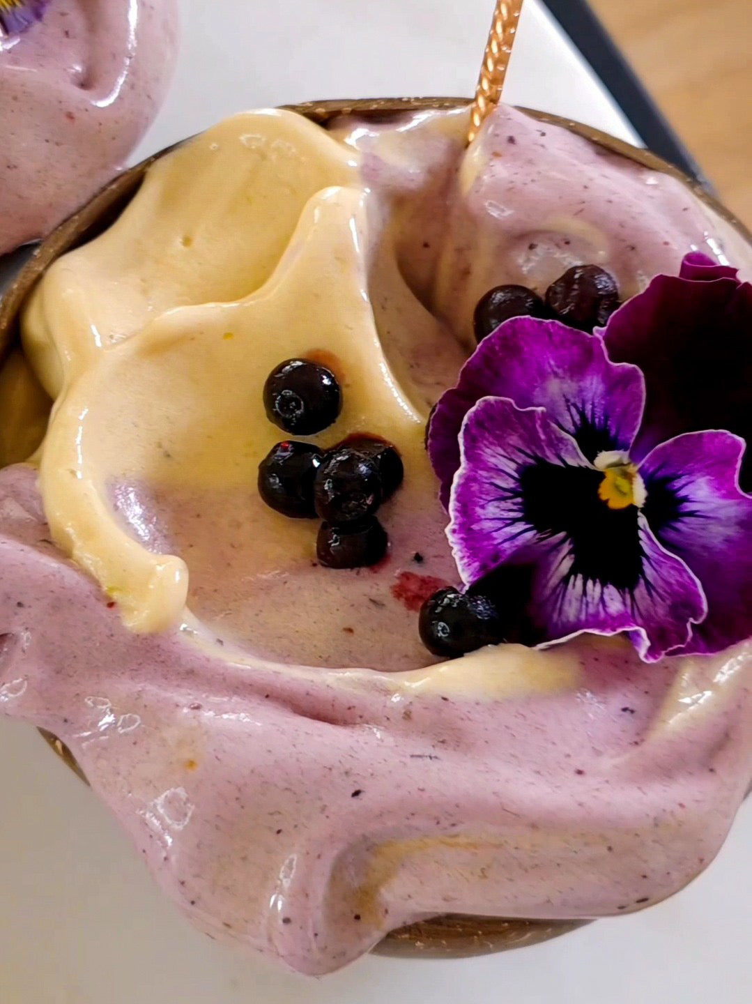 Kaffe & blåbär nicecream
