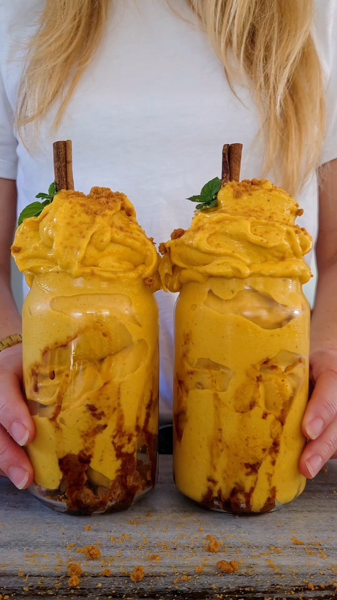 Pumpkin pie spicy nicecream
