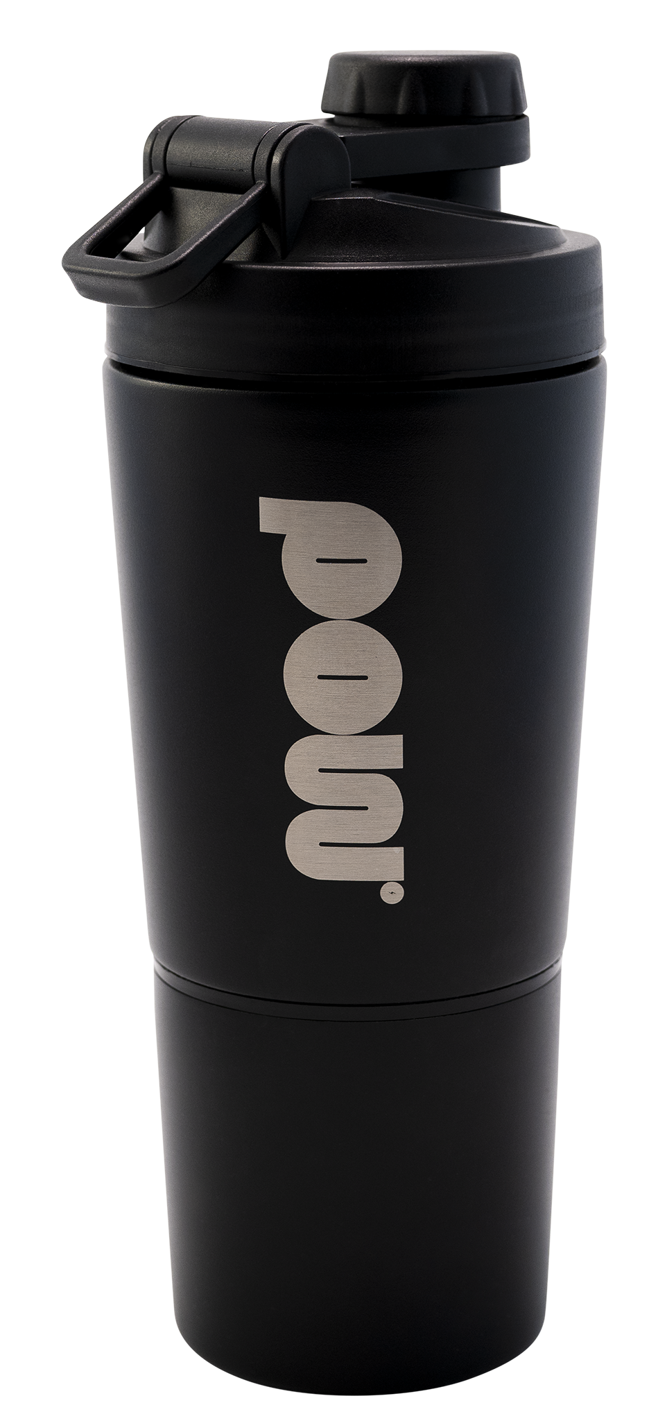 POW Proteinshaker i rostfritt stål