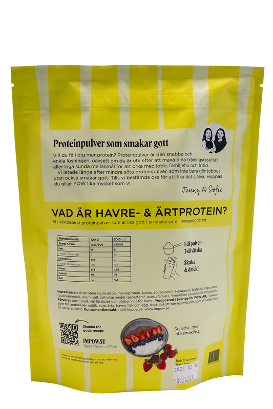 Veganskt protein choklad