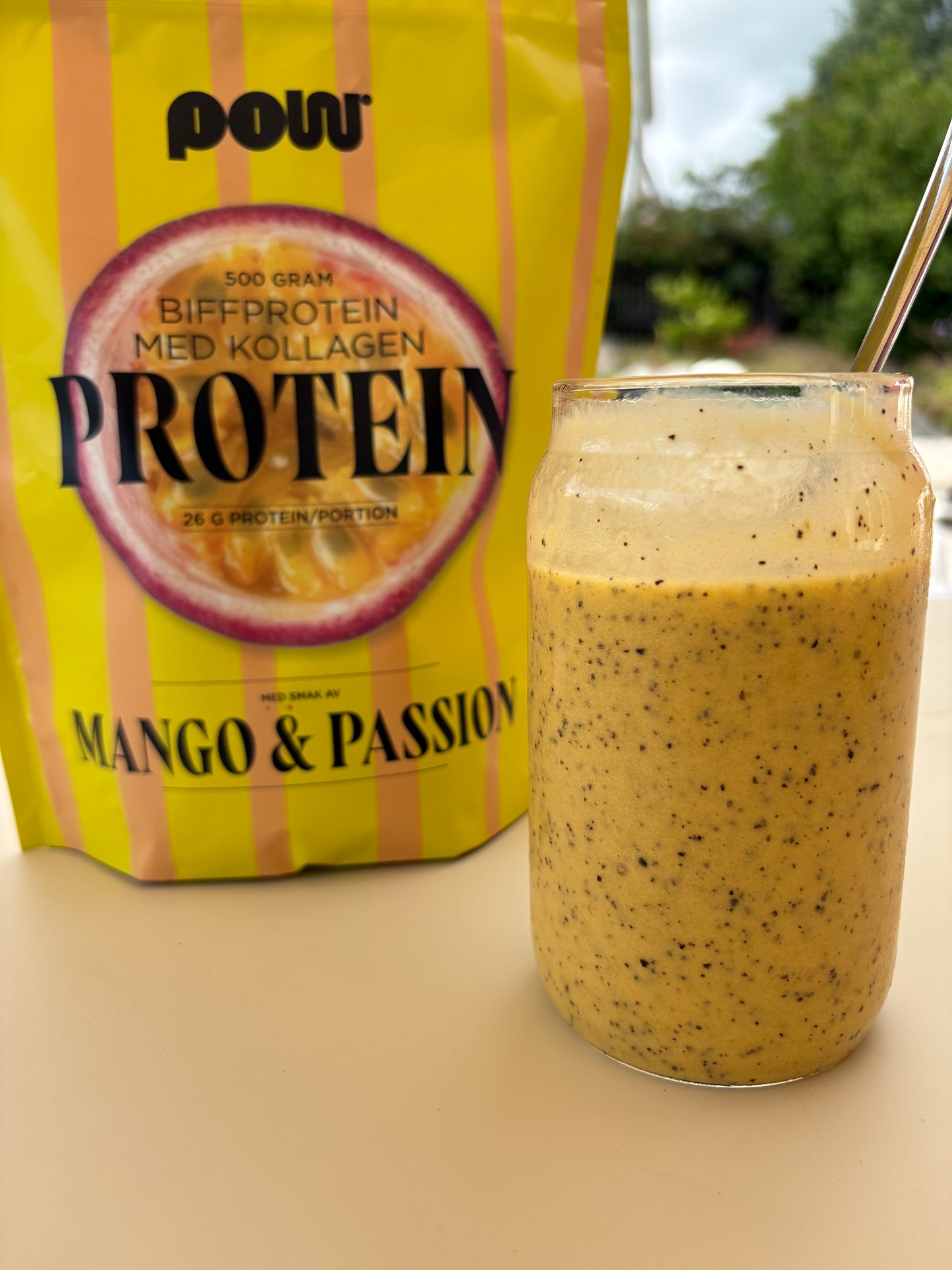 Kollagen mango & passion biffprotein